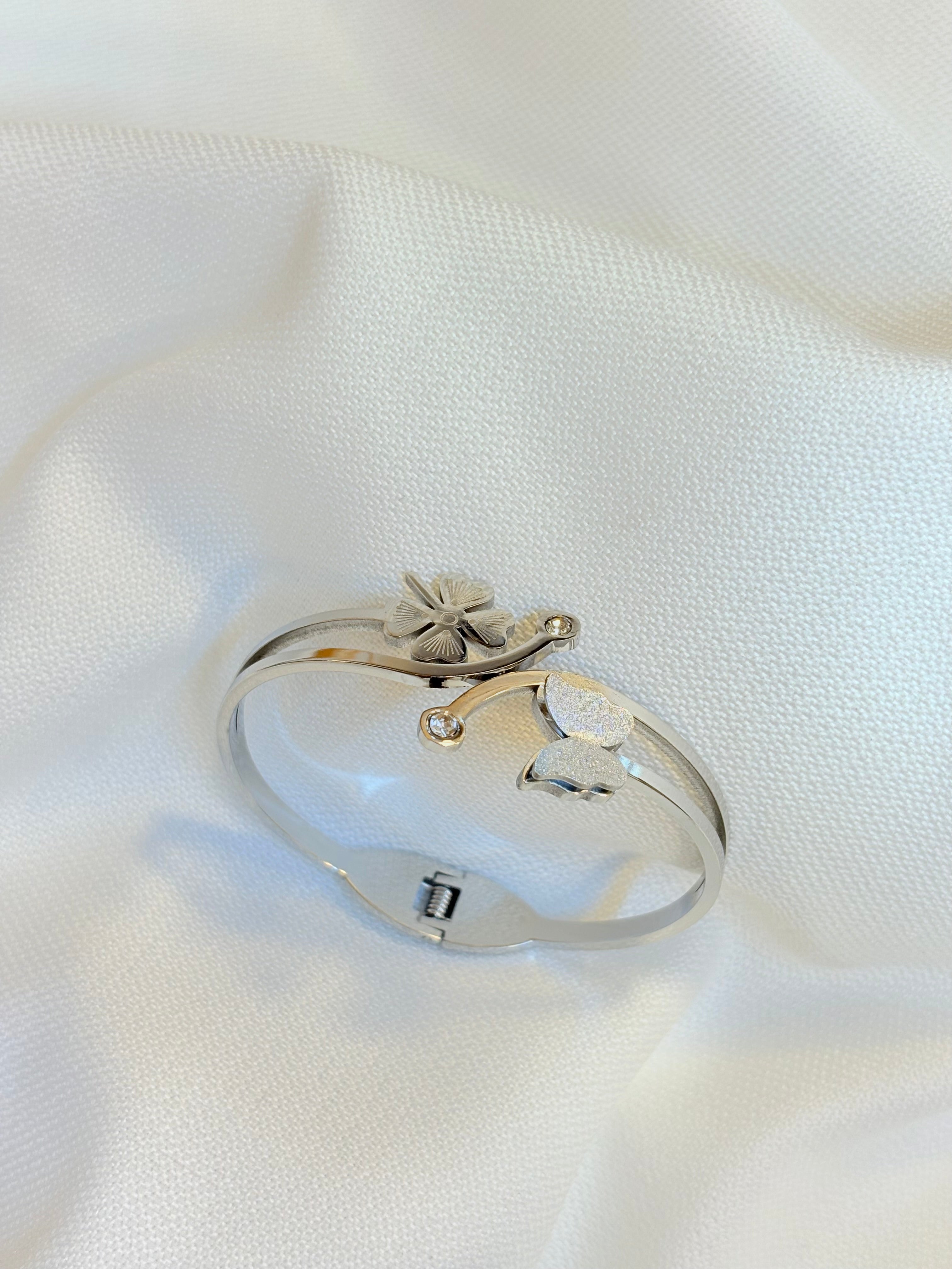 Stainless Steel Silver Cuff Lover’s