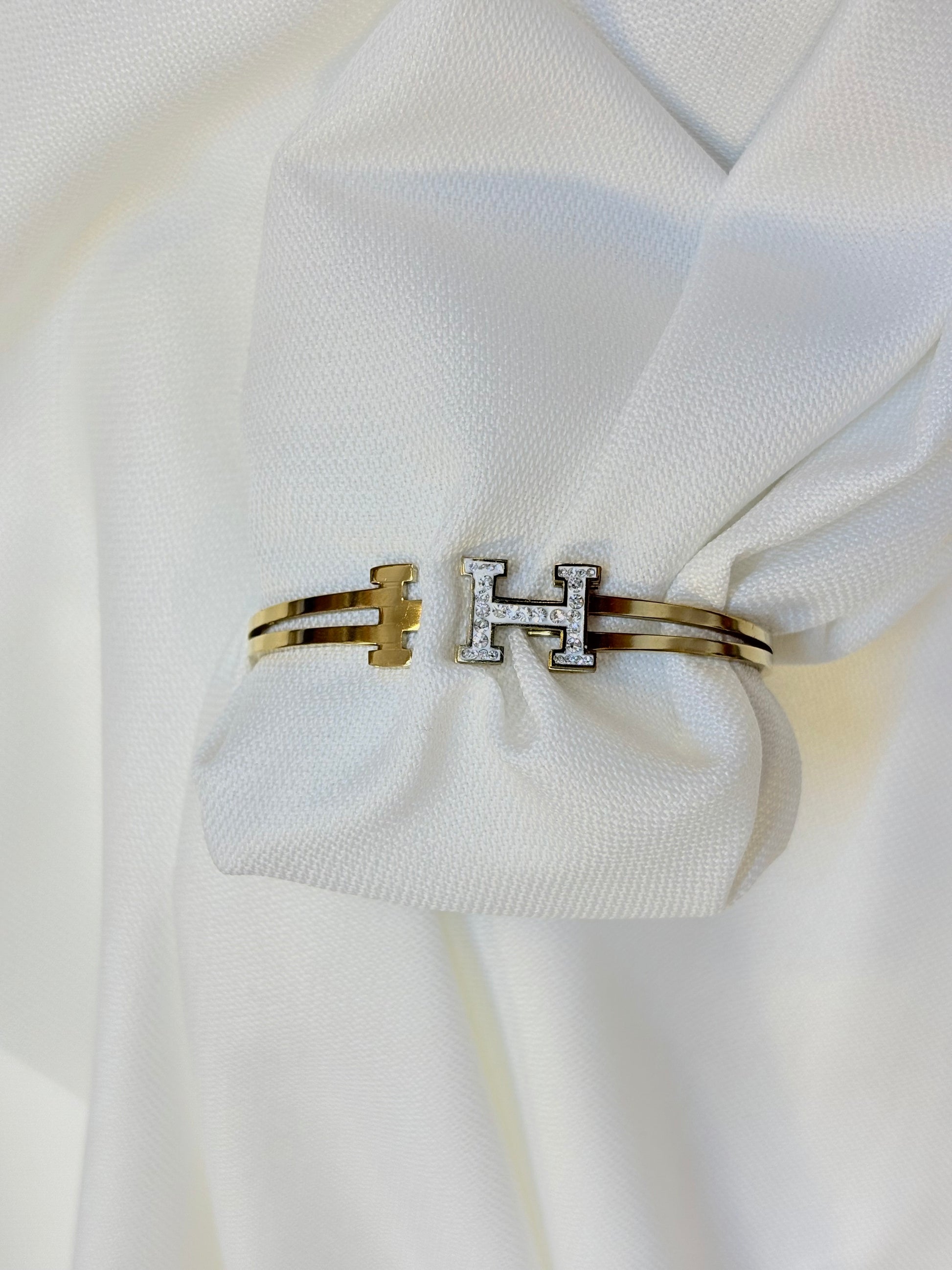 Stainless steel Gold cuff