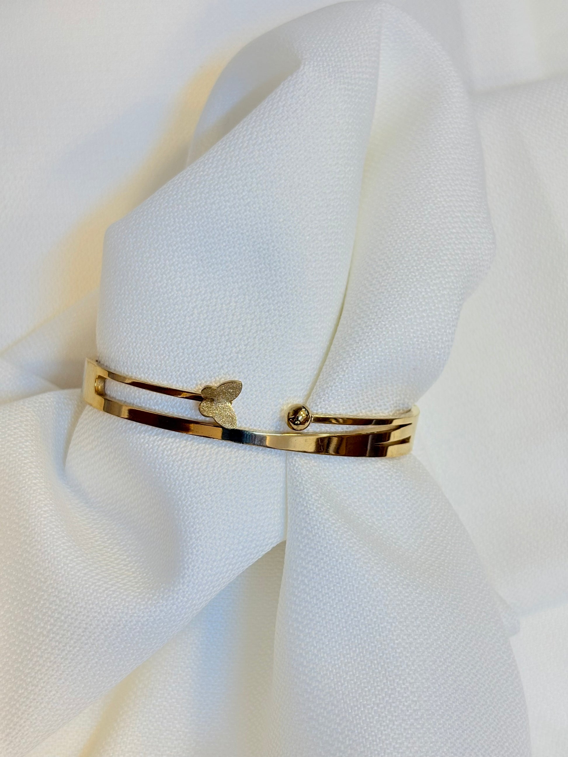 Stainless Steel Simply Butterfly Bracelet