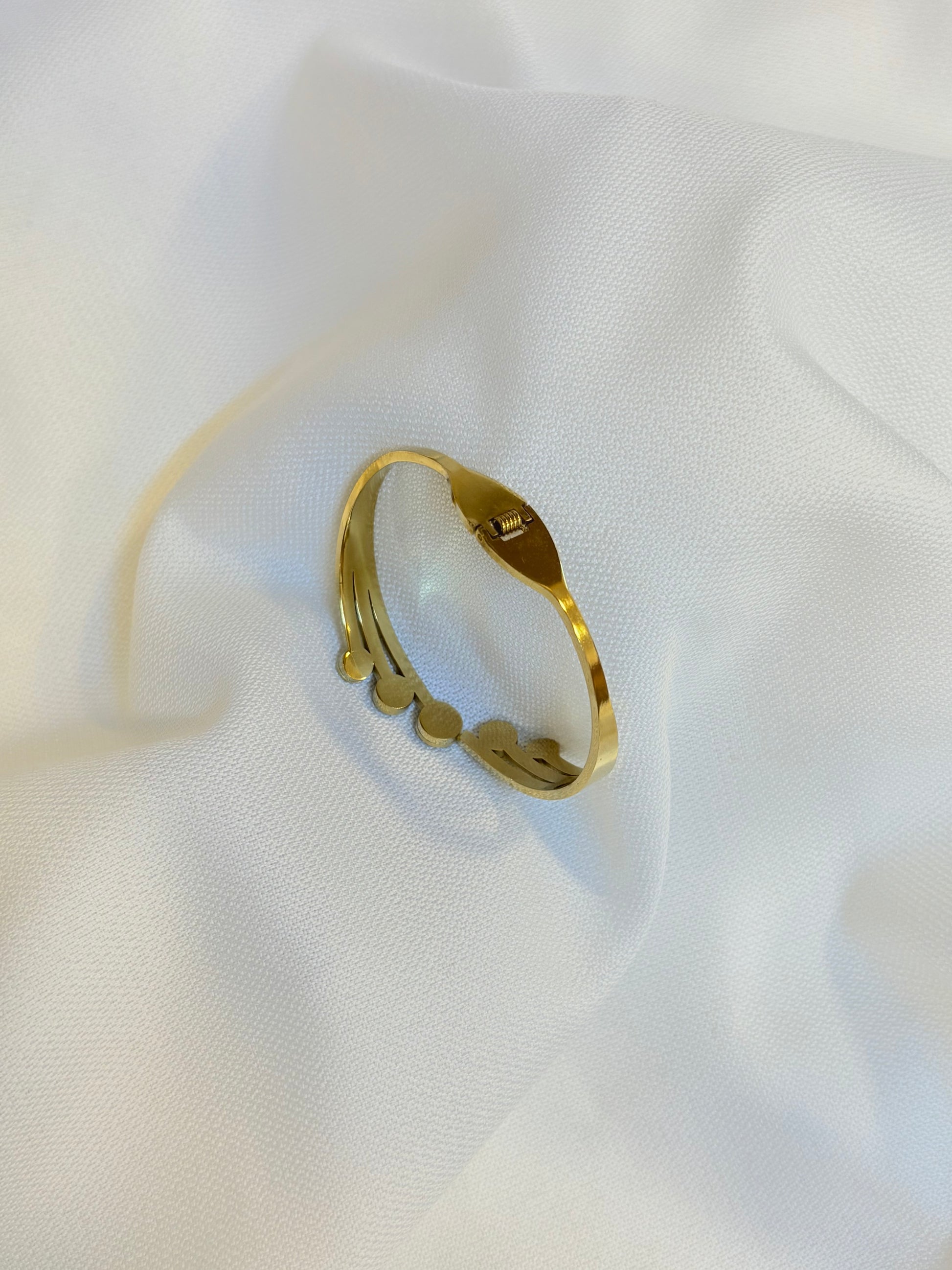 Stainless steel Gold cuff