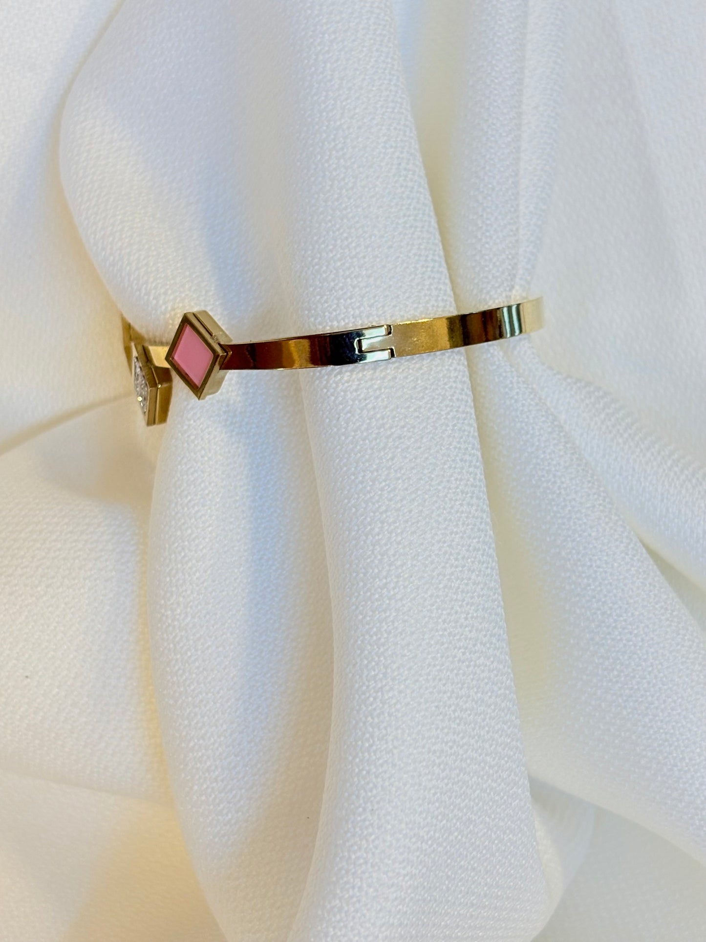 Stainless Steel Mosaic Cuff