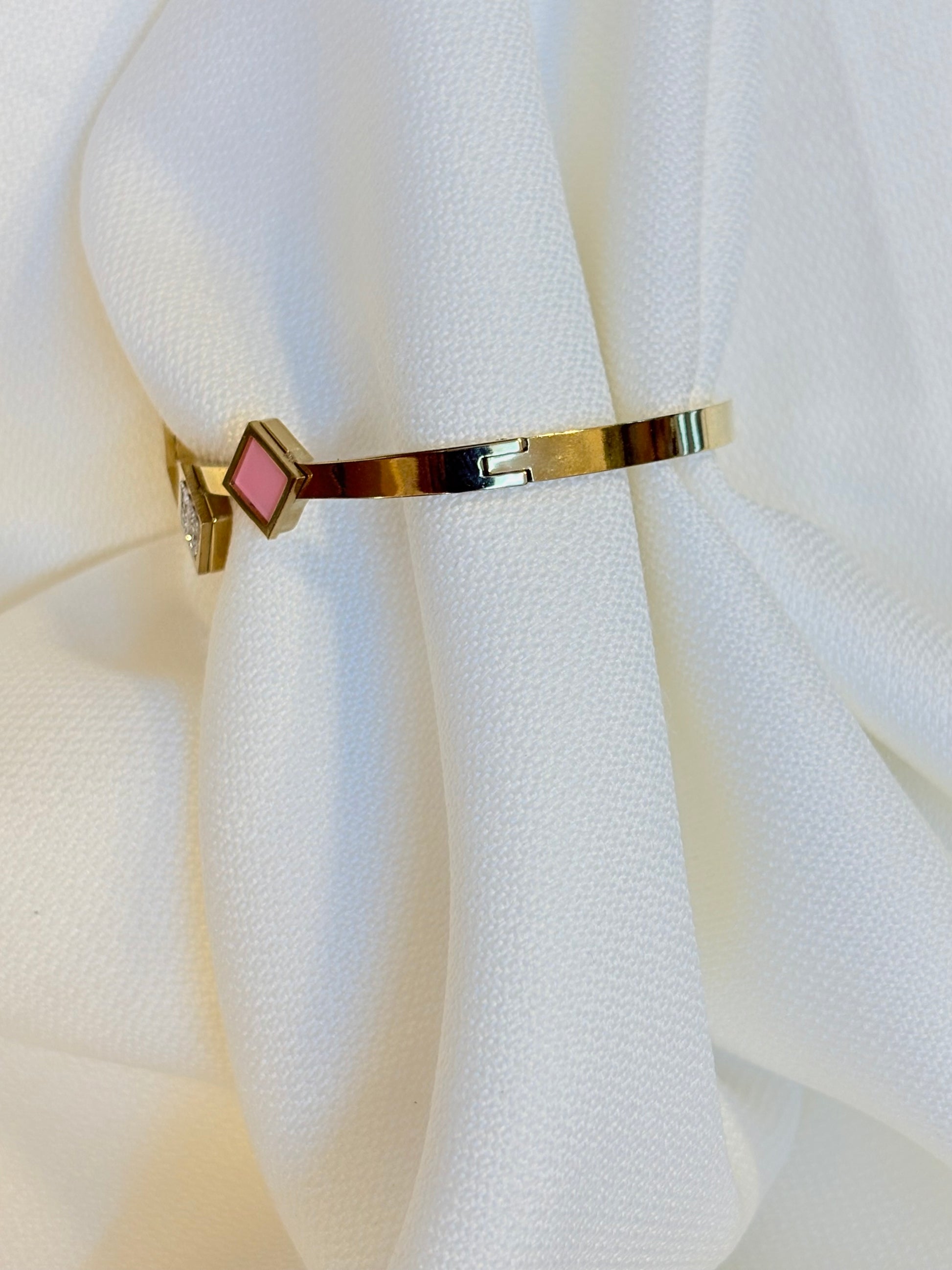 Stainless Steel Mosaic Cuff