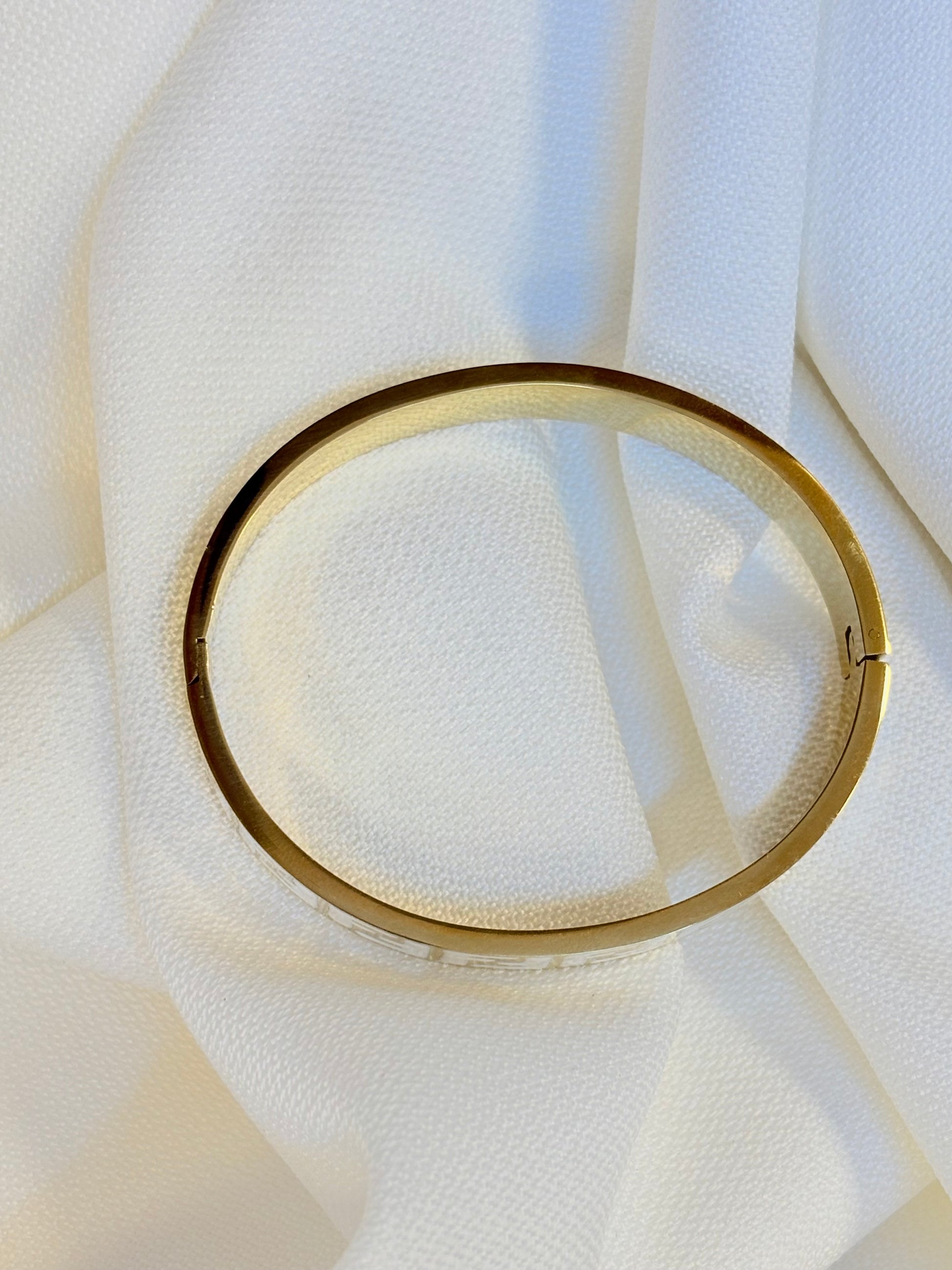 Stainless Steel Fendi Cuff