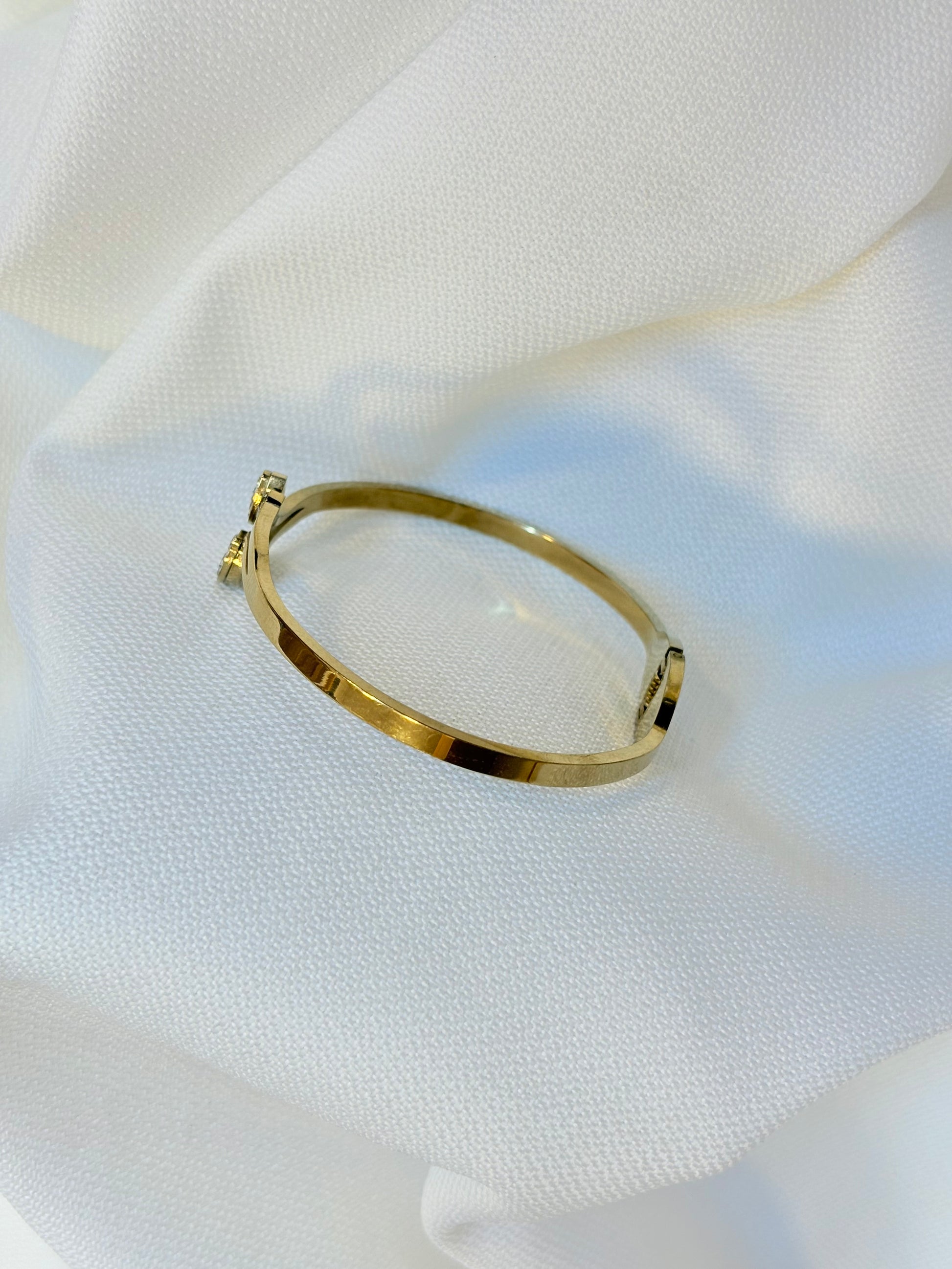 Stainless steel Gold cuff
