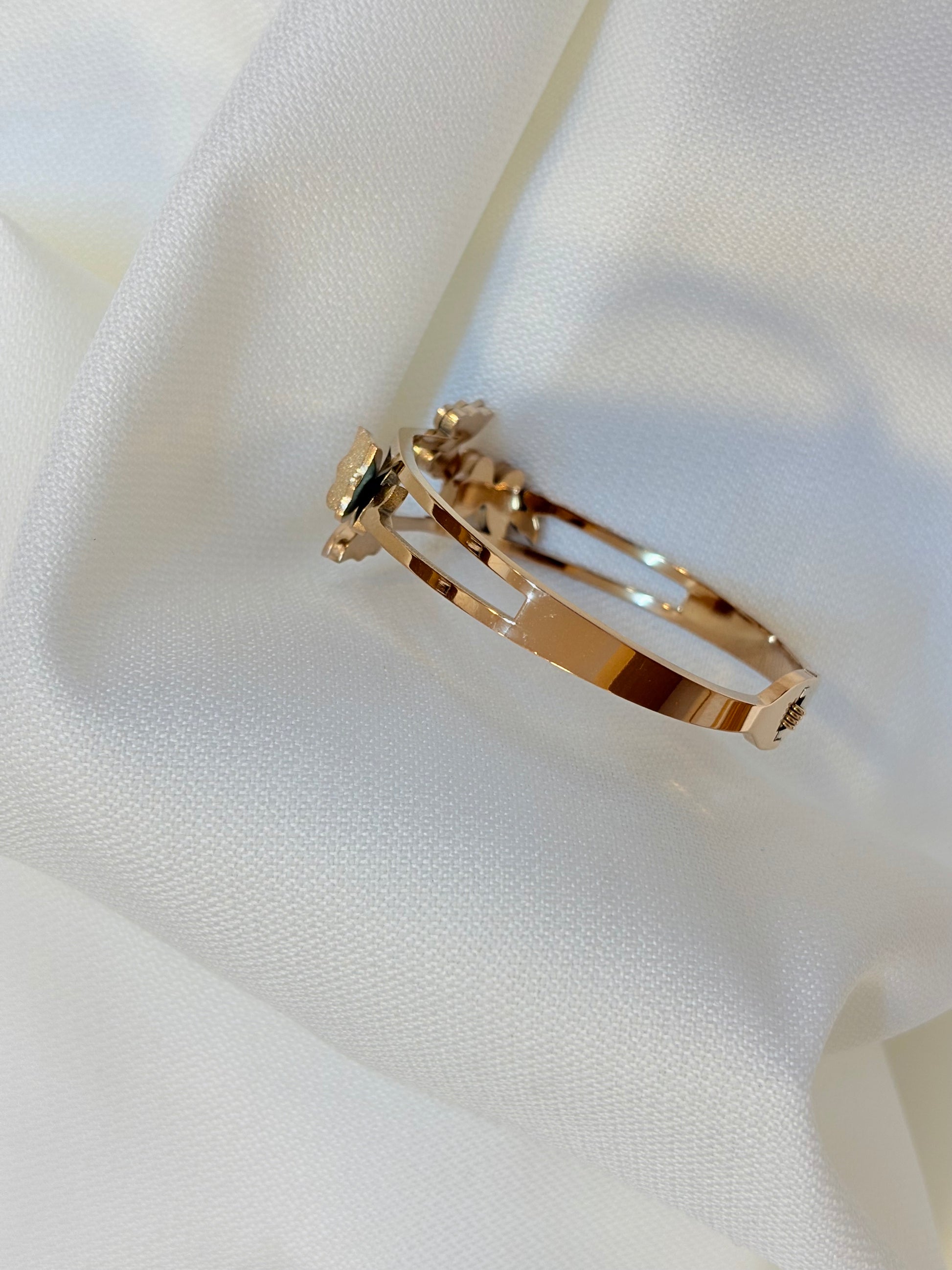 Stainless steel Gold cuff