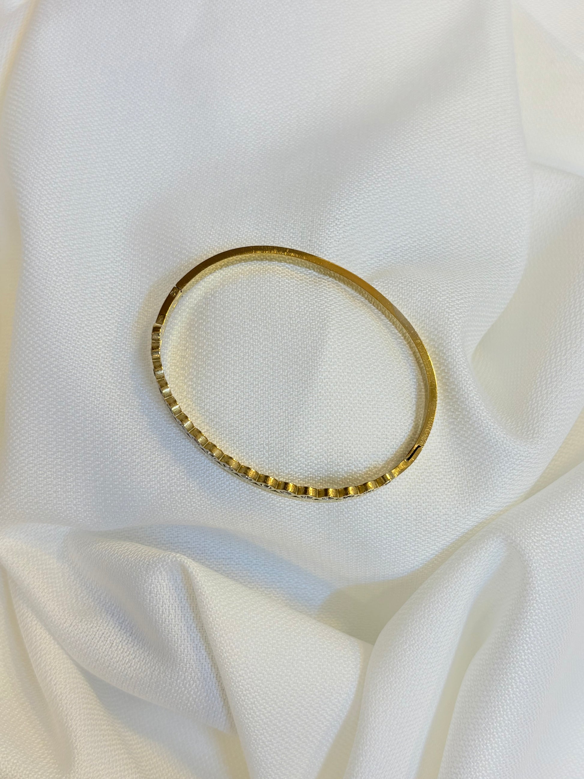 Stainless steel Gold cuff