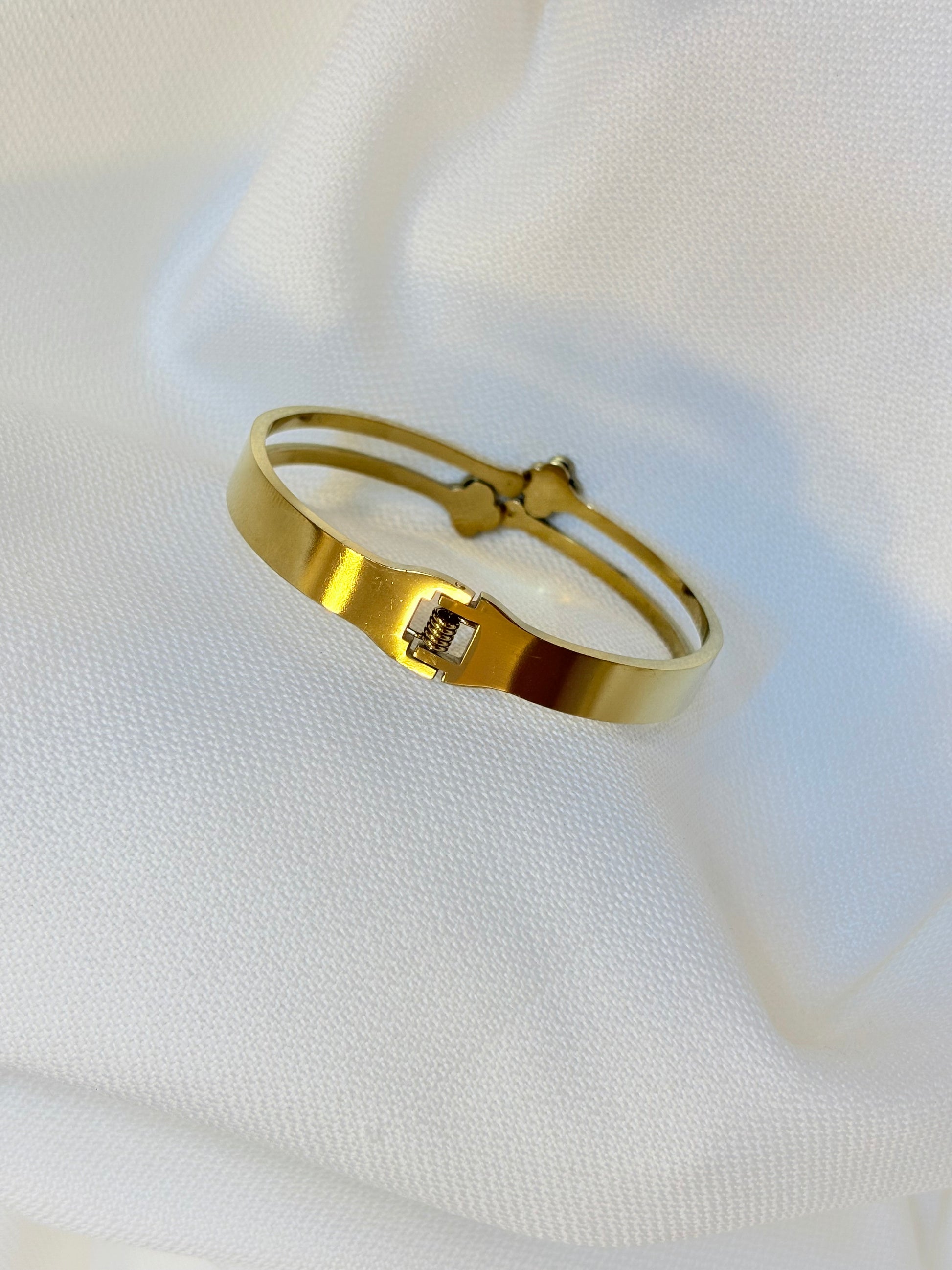 Stainless steel Gold cuff