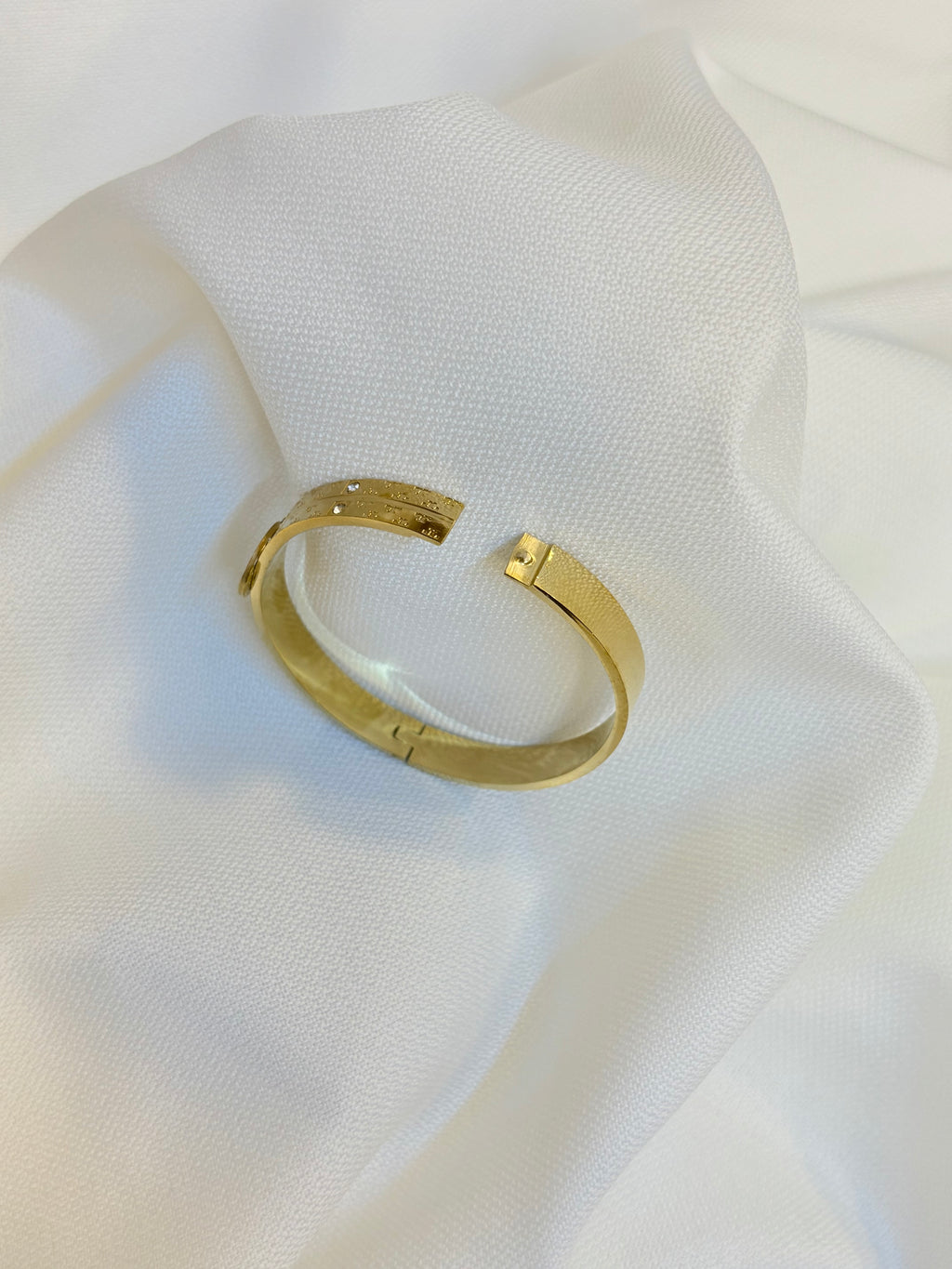 Stainless steel Gold cuff
