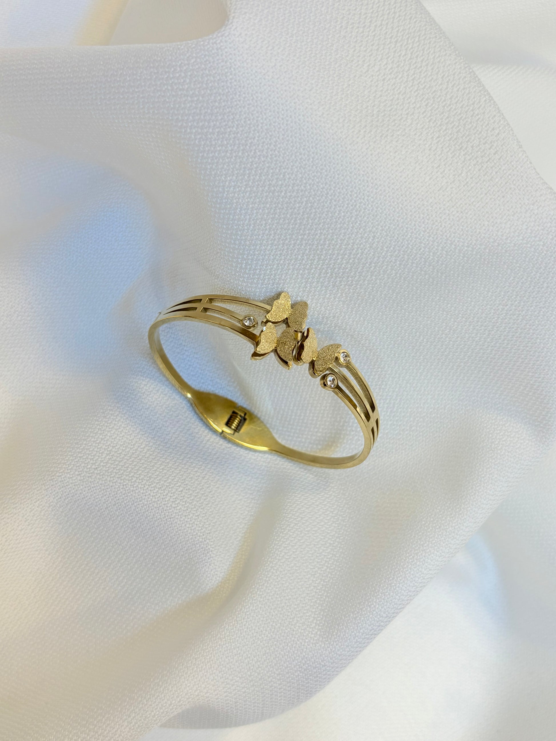 Stainless steel Gold cuff