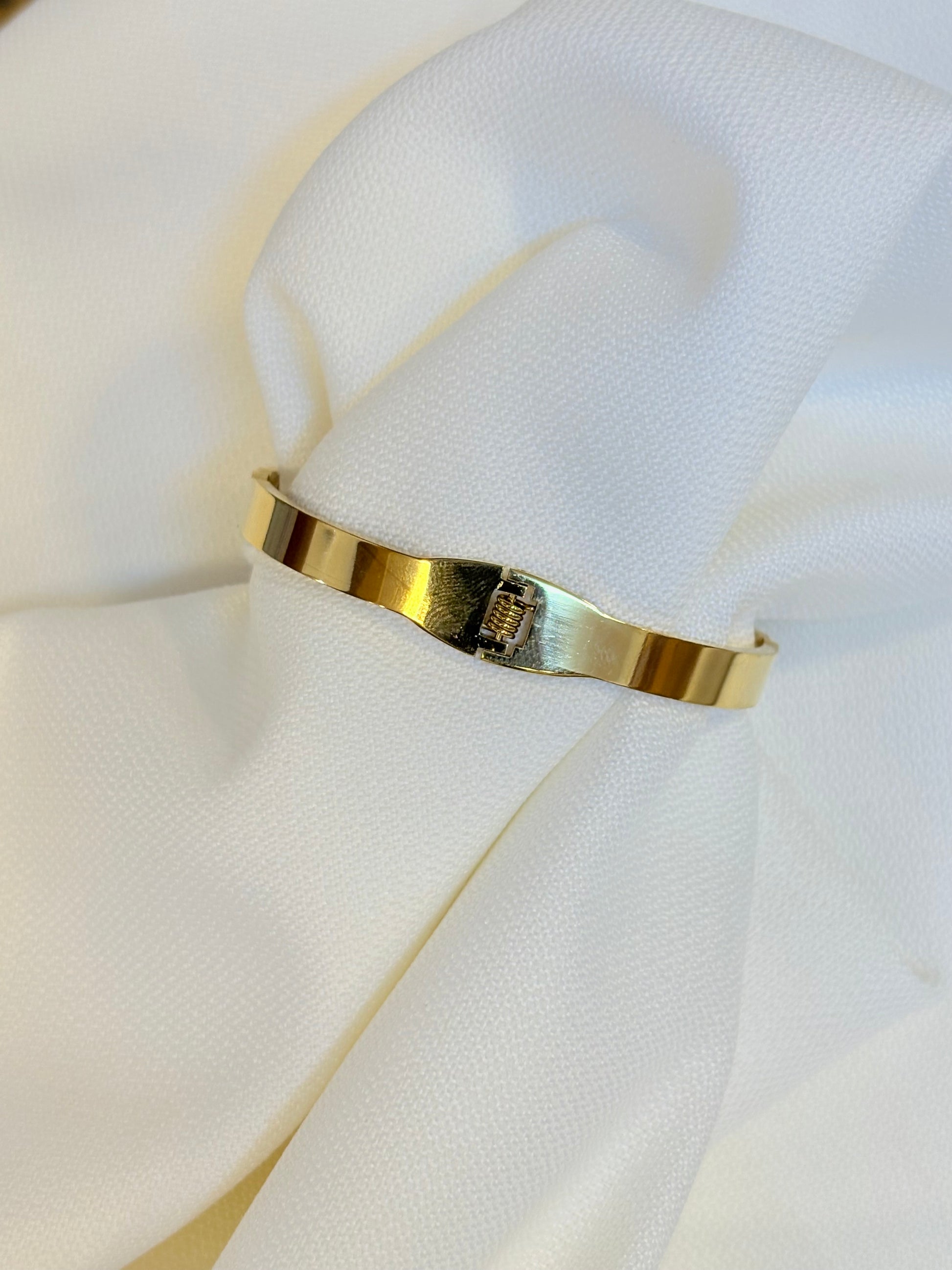 Stainless Steel Christian Dior Cuff