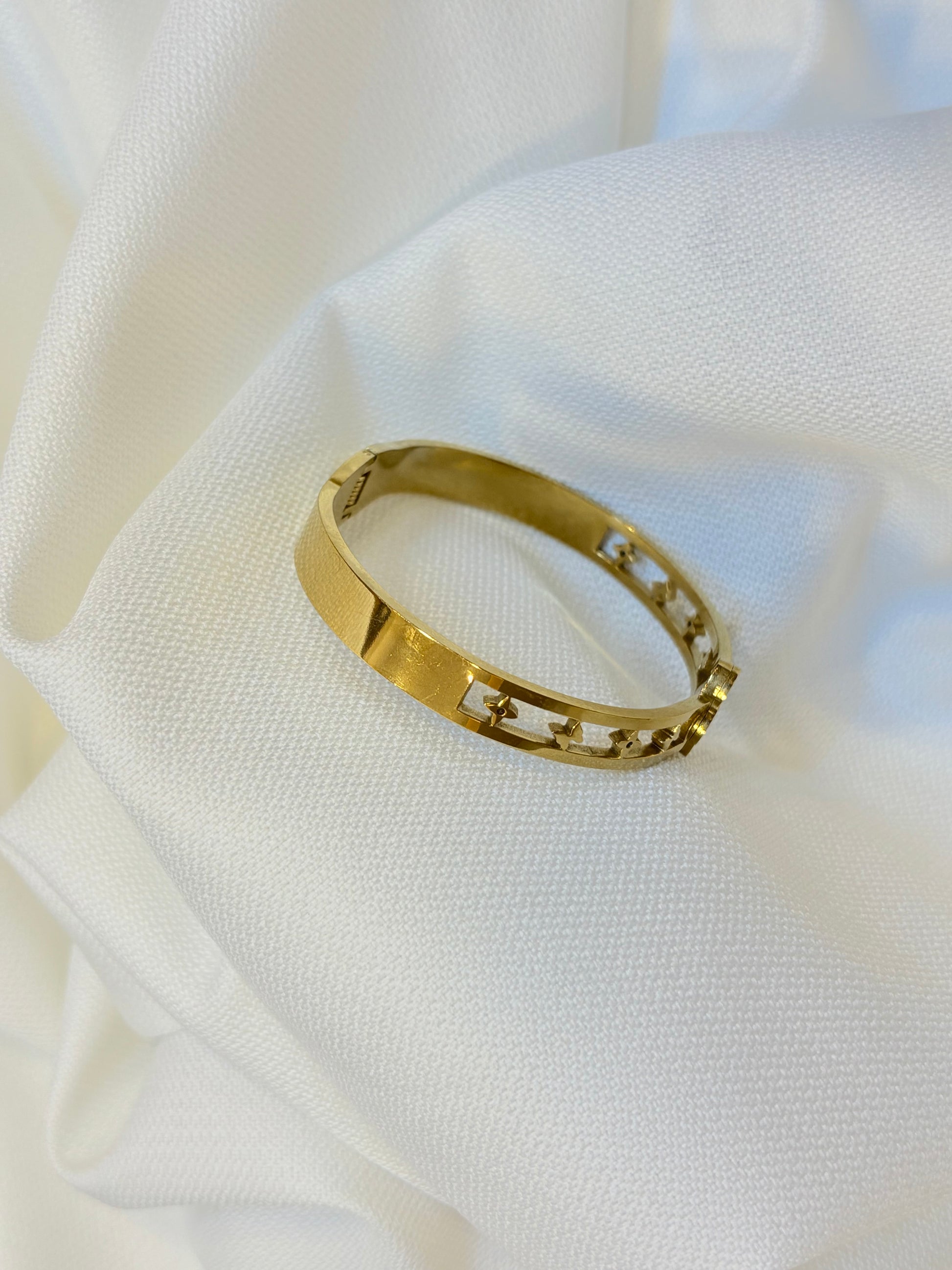 Stainless steel Gold cuff