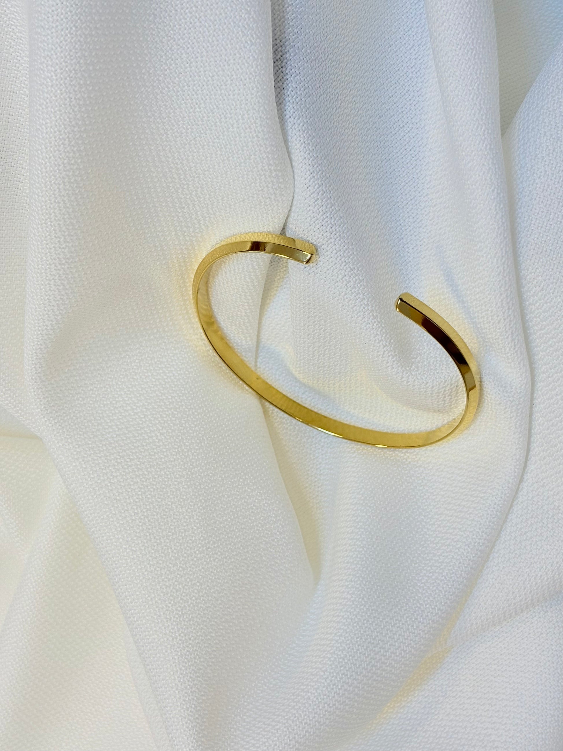 Stainless steel Gold cuff