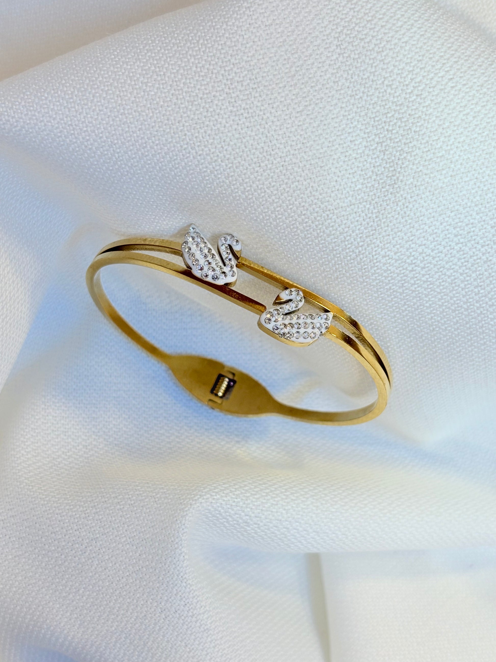 Stainless steel Gold cuff