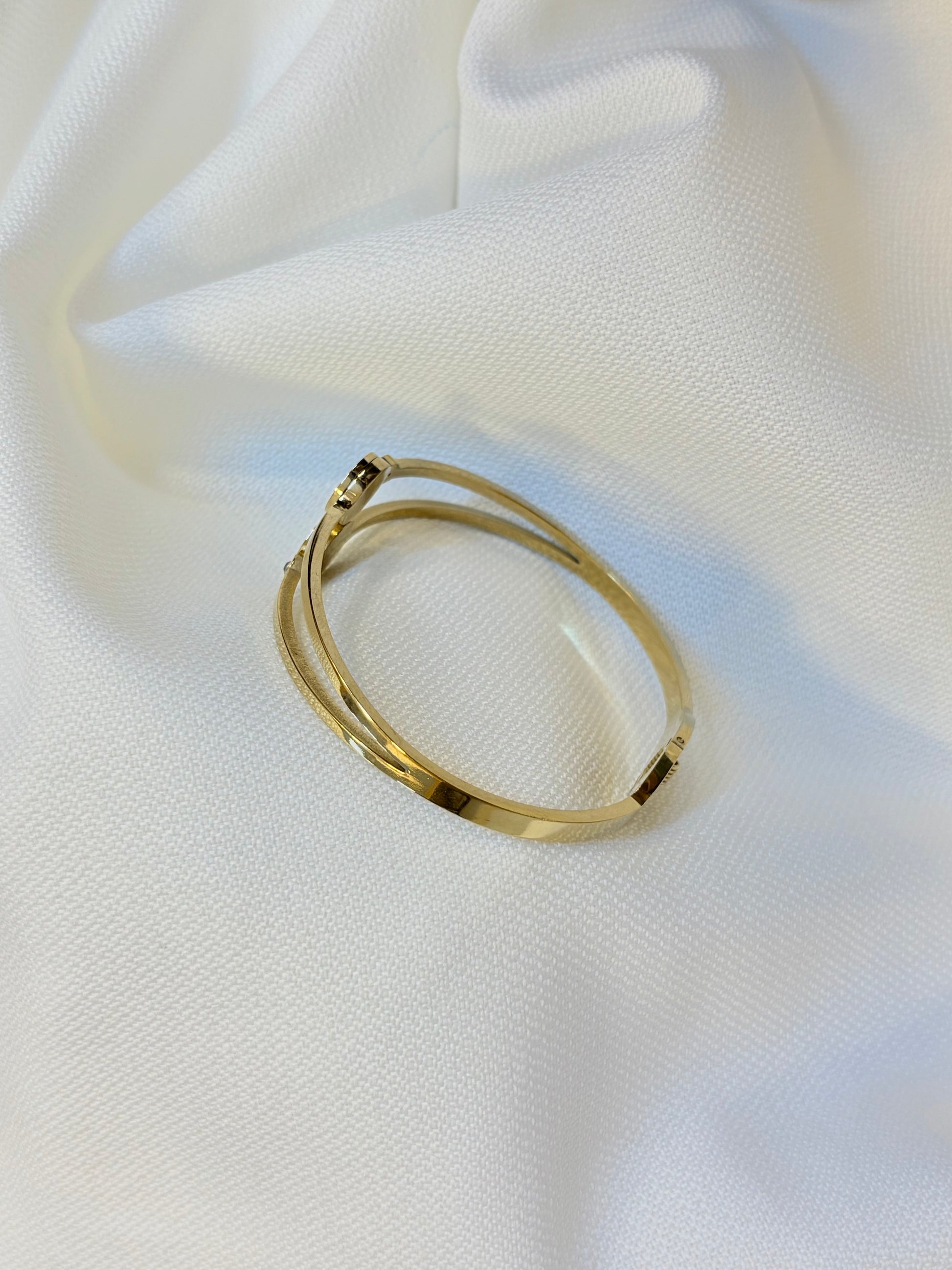 Stainless steel Gold cuff