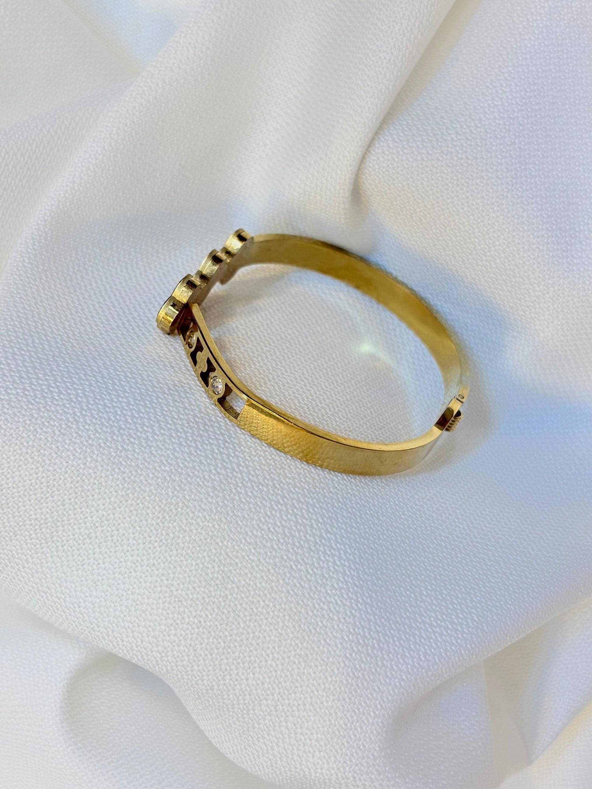 Stainless steel Gold cuff