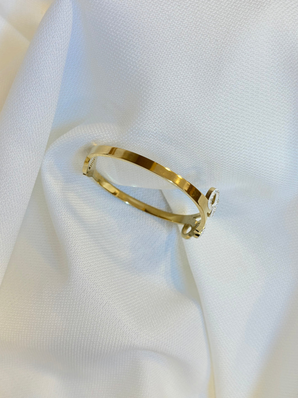 Stainless steel Gold cuff