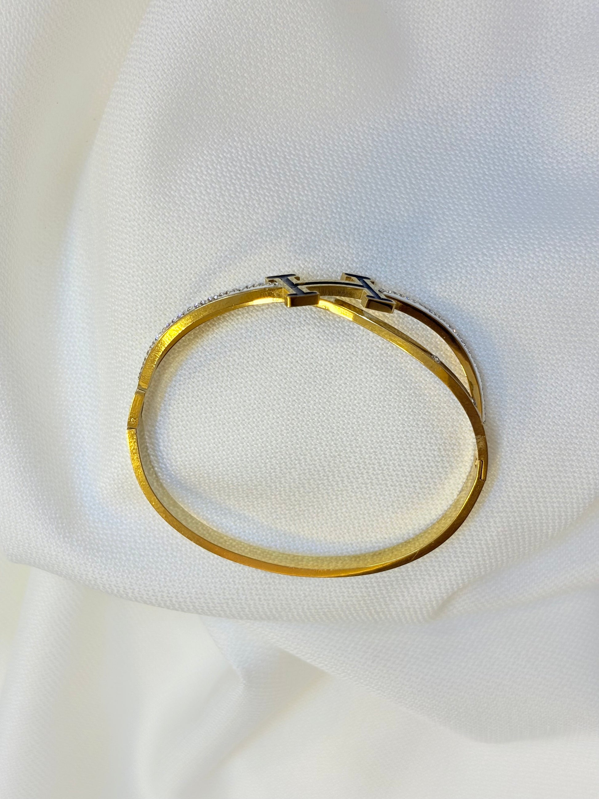 Stainless steel Gold cuff