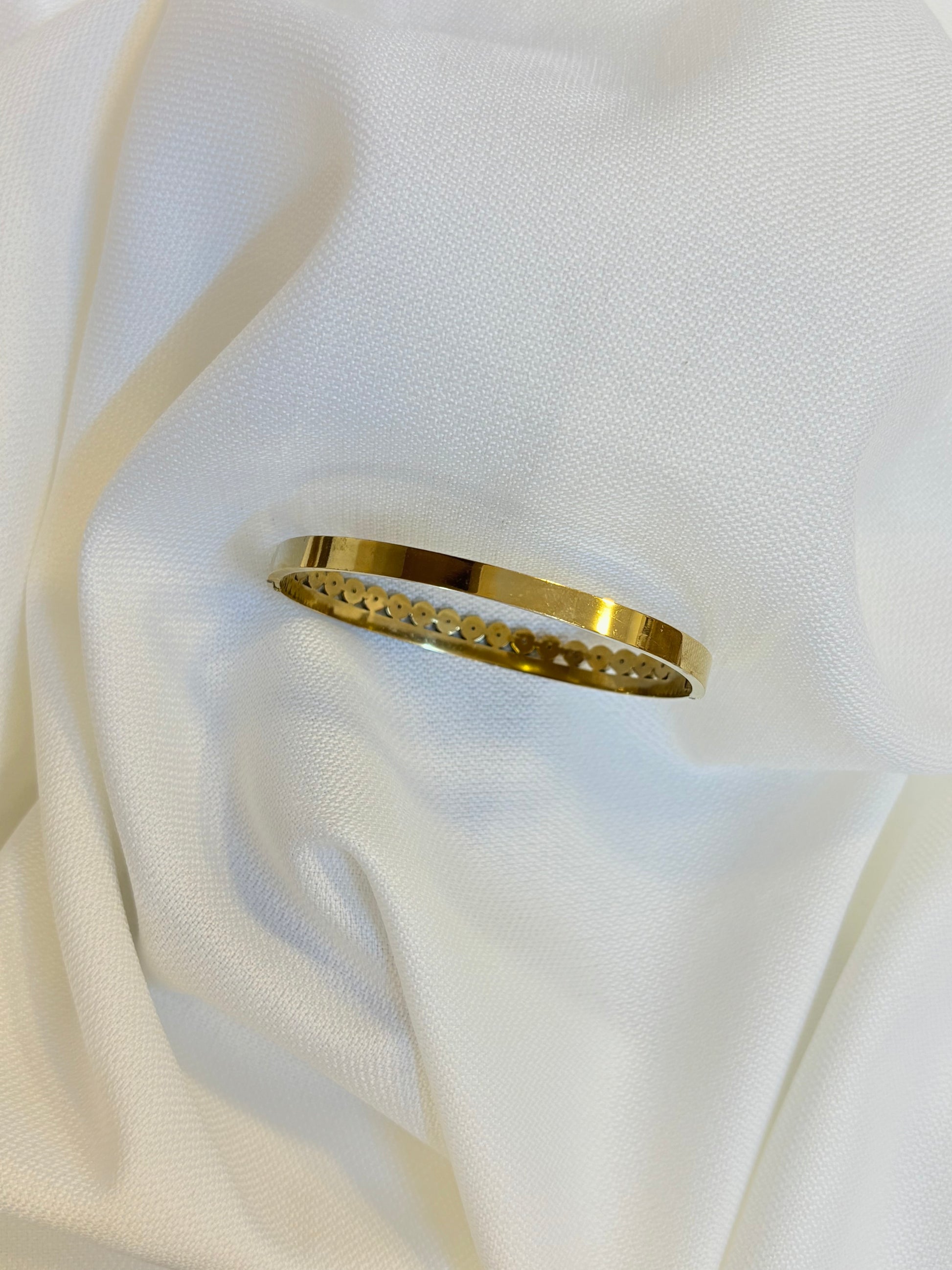 Stainless steel Gold cuff