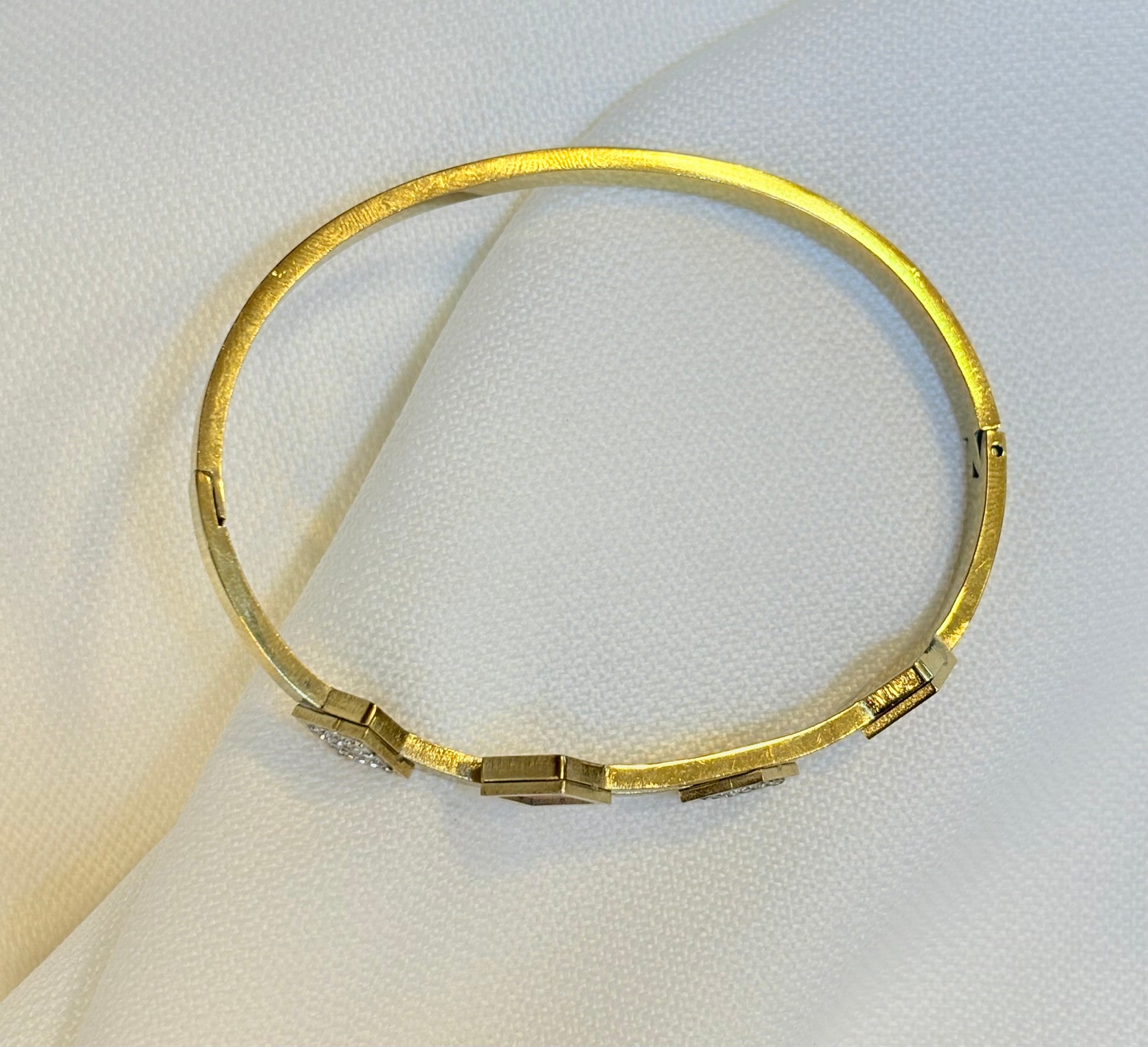 Stainless Steel Mosaic Cuff