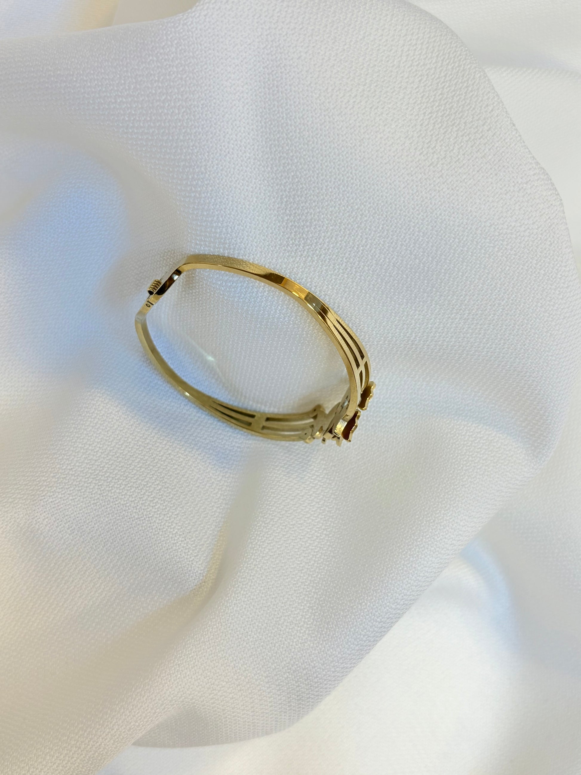Stainless steel Gold cuff