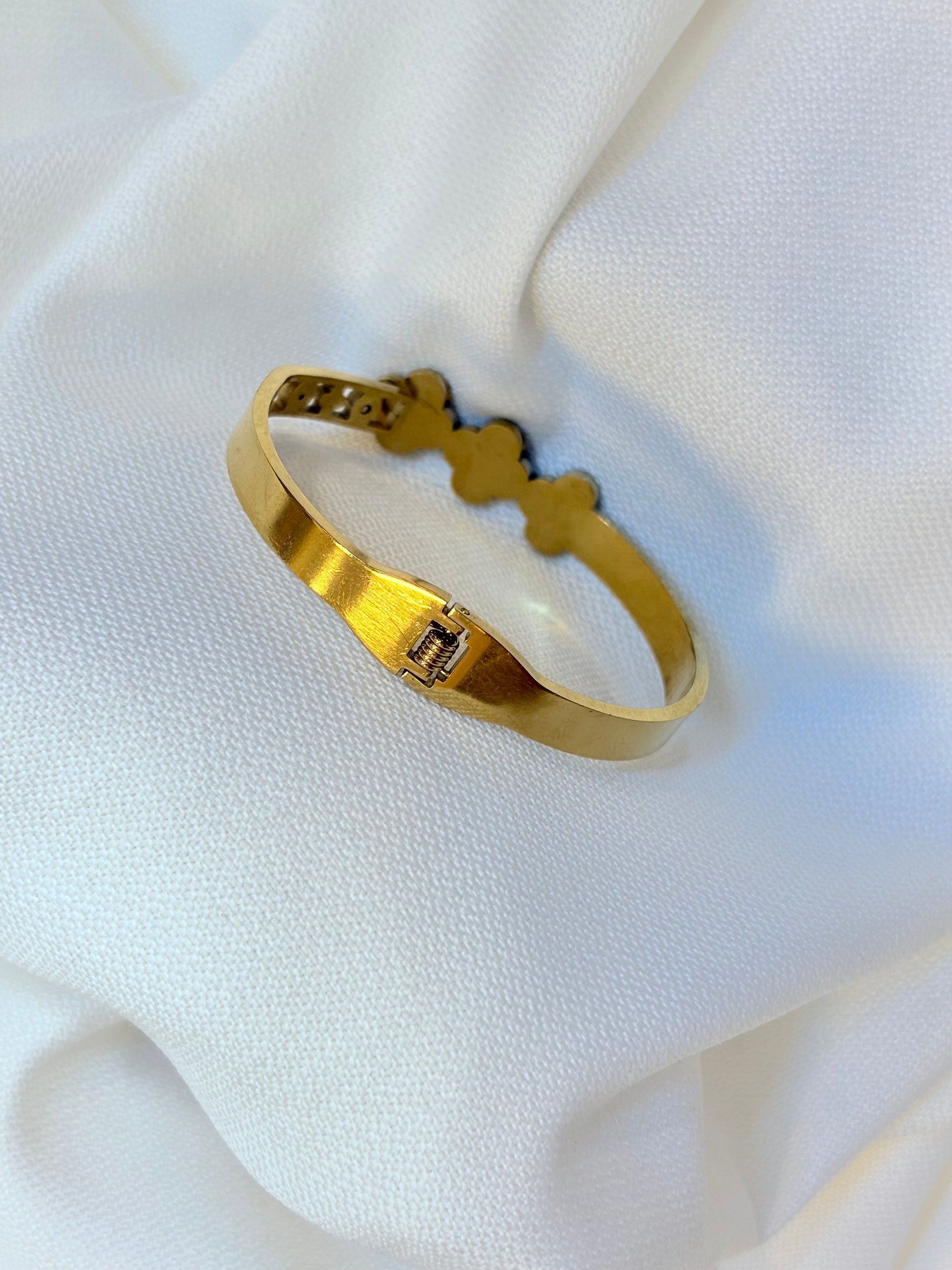 Stainless steel Gold cuff