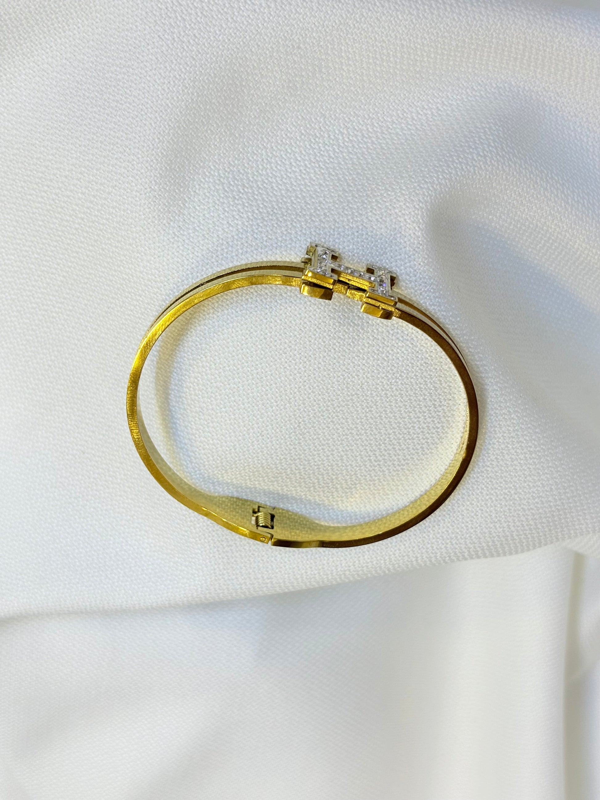 Stainless steel Gold cuff
