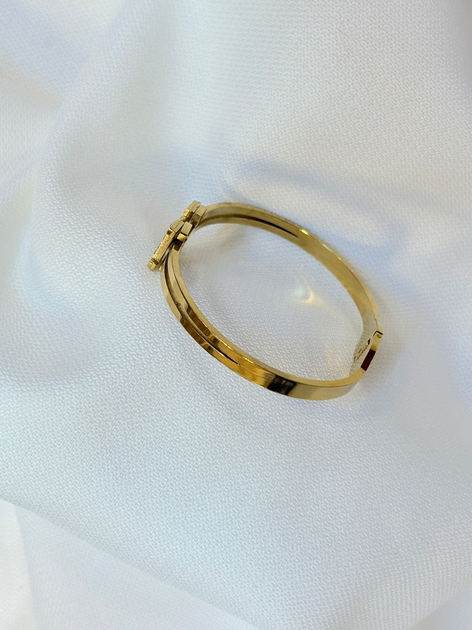 Stainless steel Gold cuff