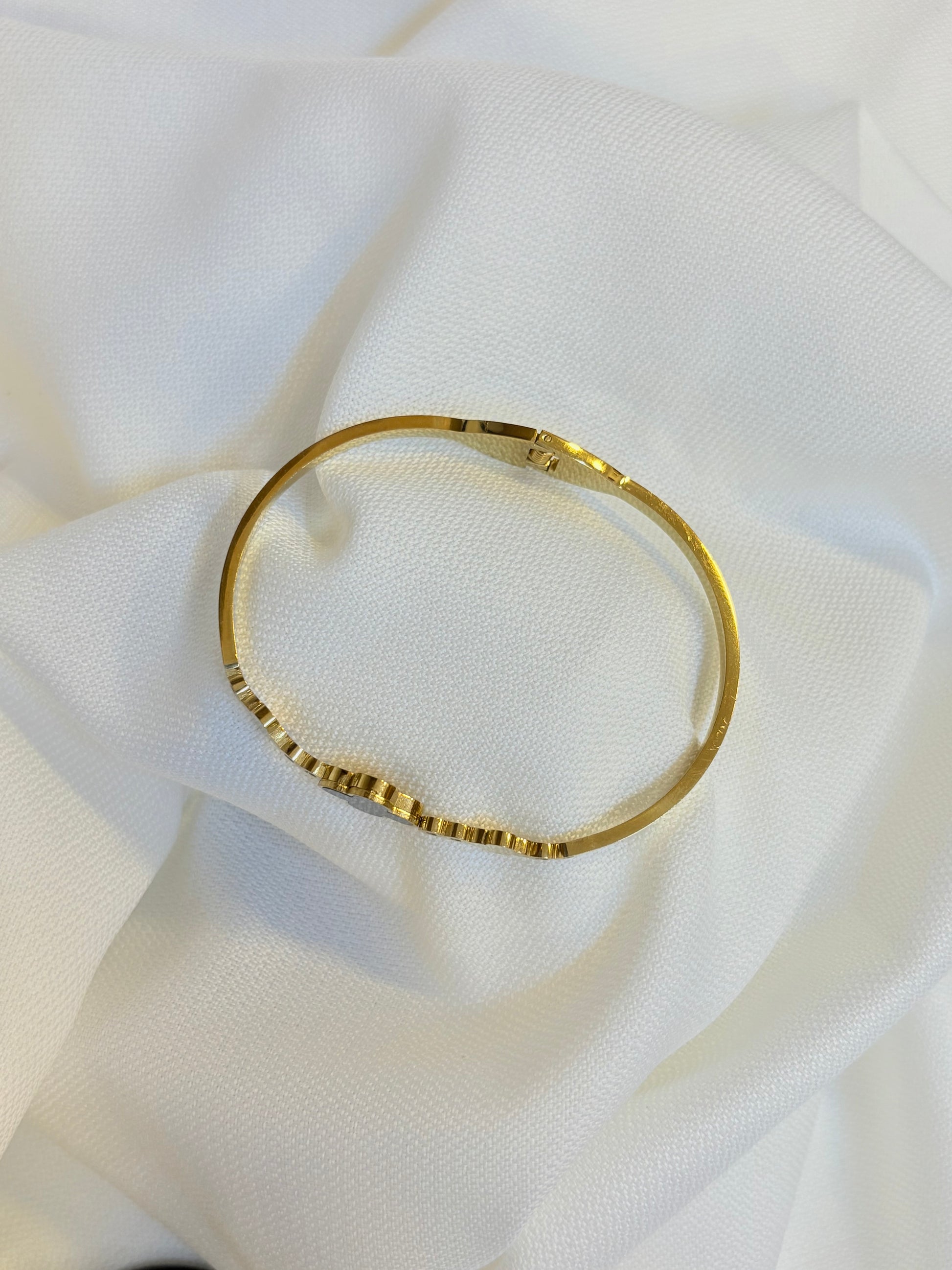 Stainless steel Gold cuff