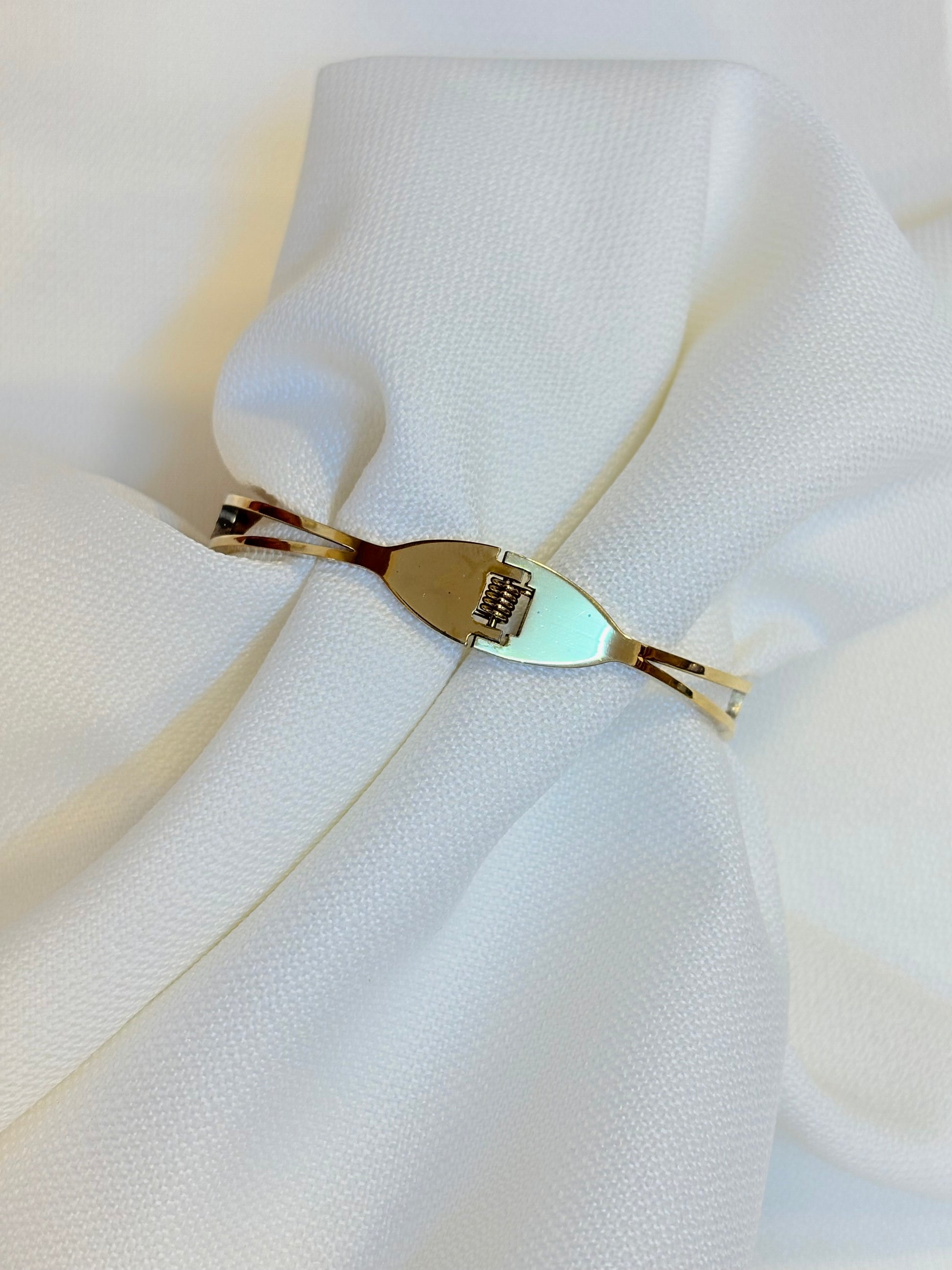 Stainless Steel Butterfly Lovers Cuff