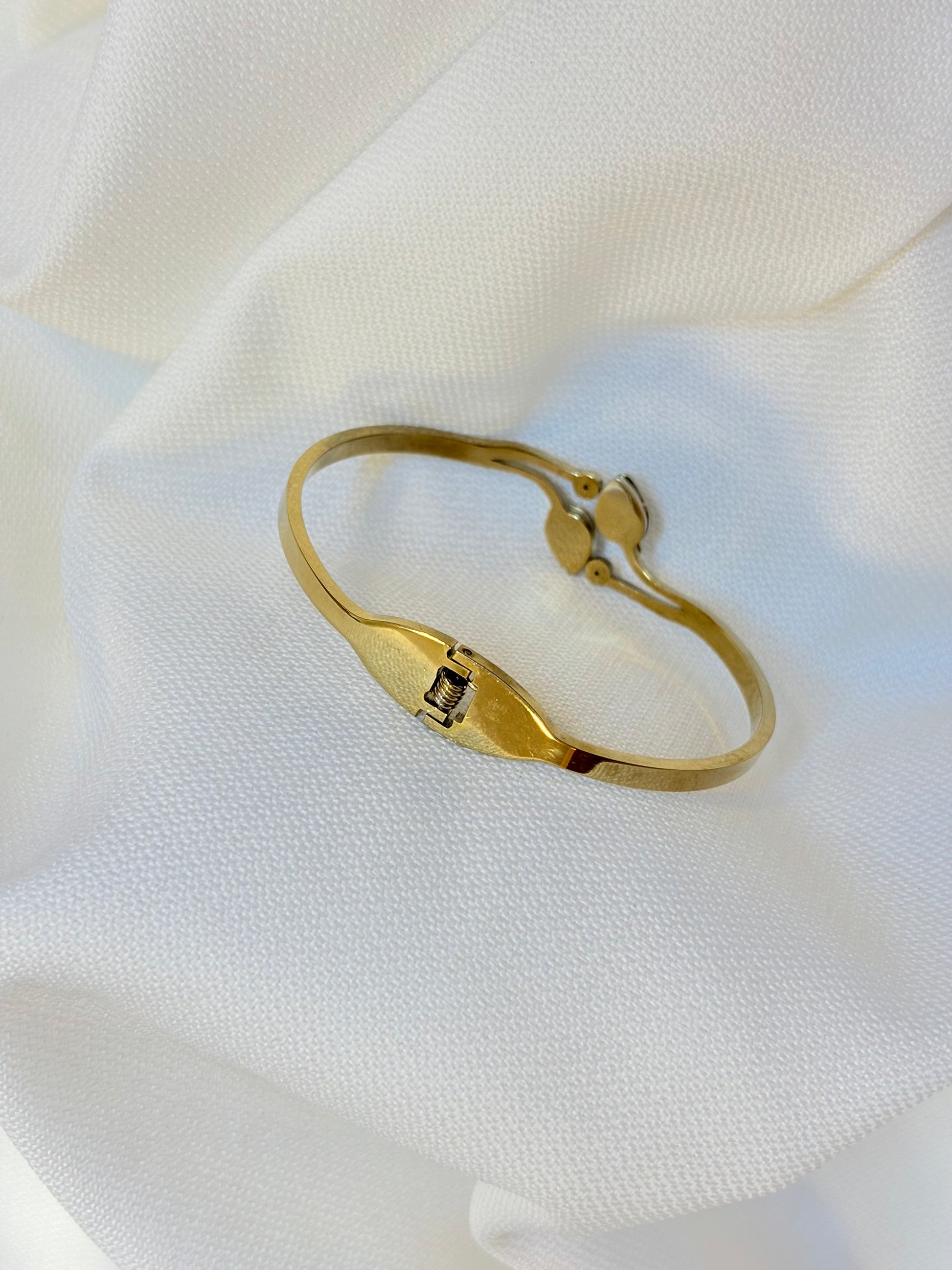 Stainless steel Gold cuff