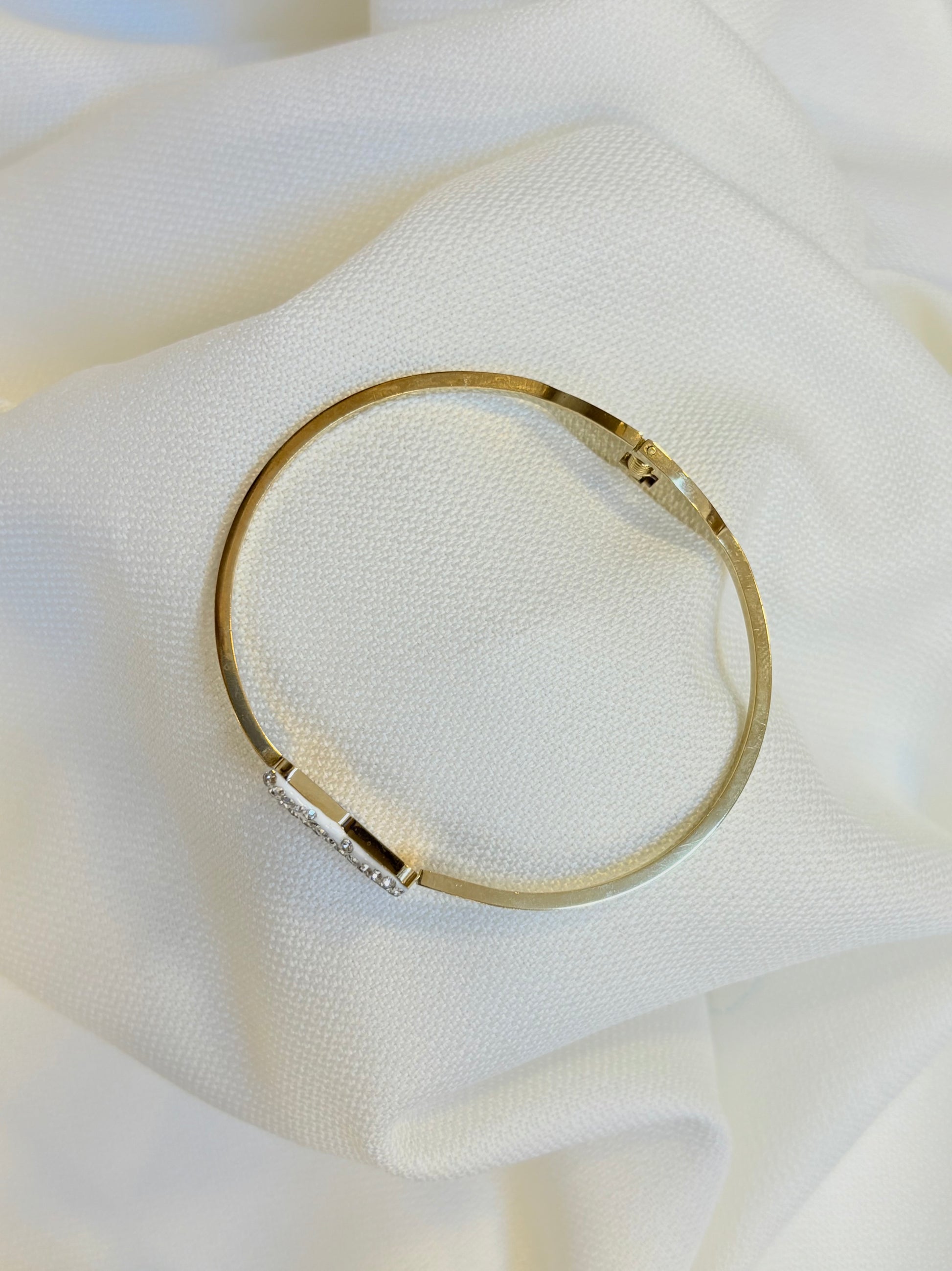 Stainless steel Gold cuff