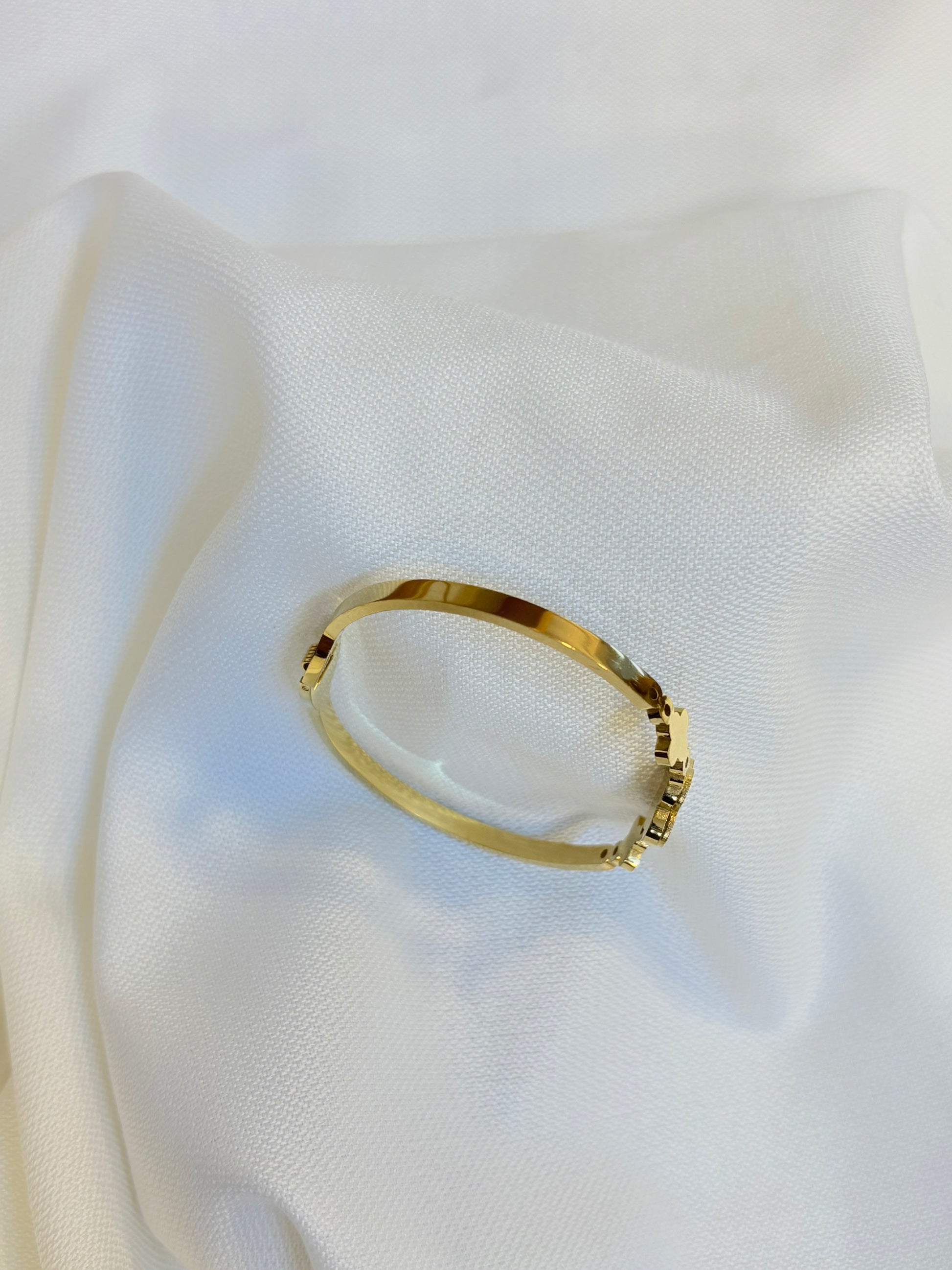 Stainless steel Gold cuff