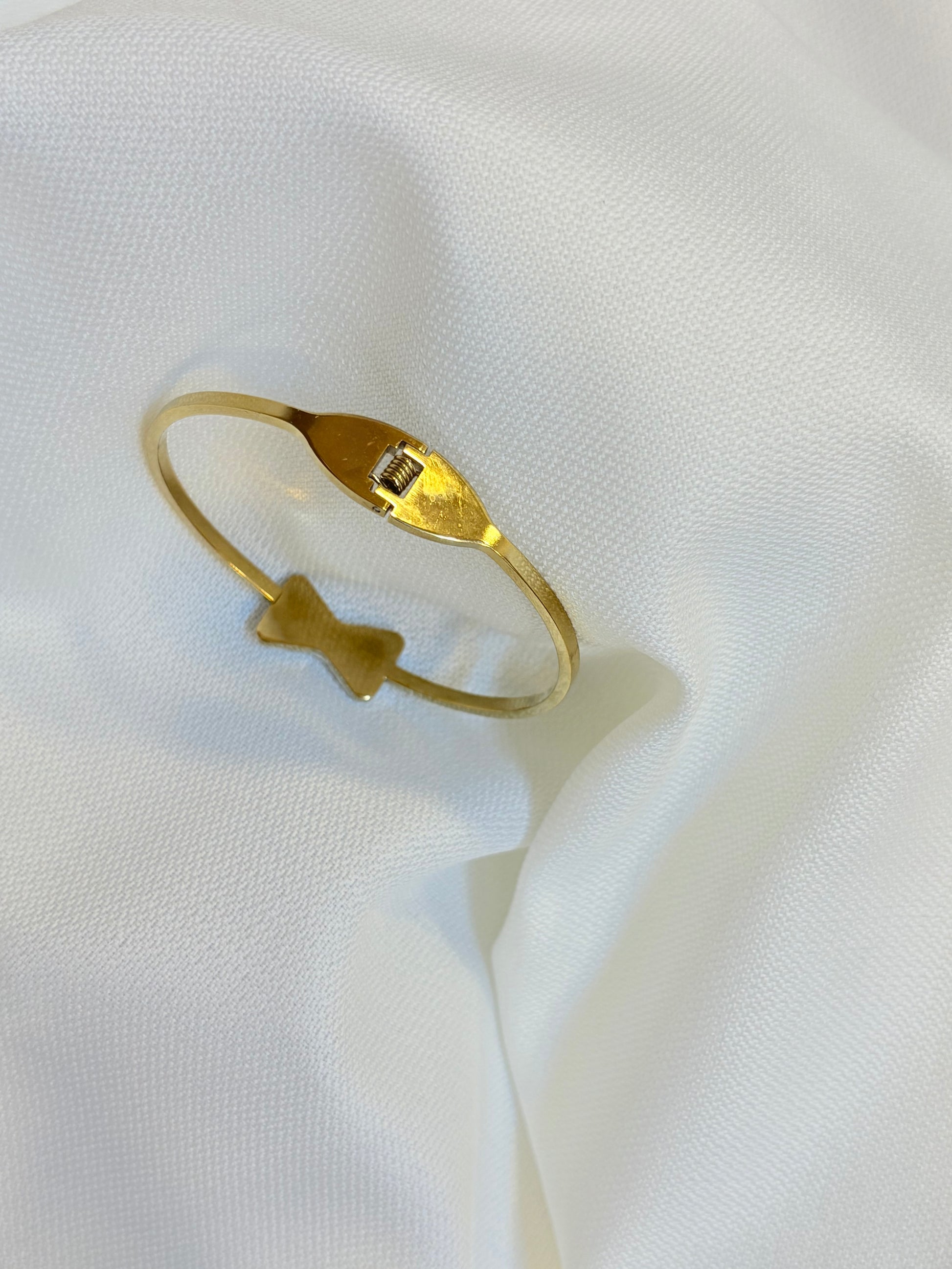 Stainless steel Gold cuff