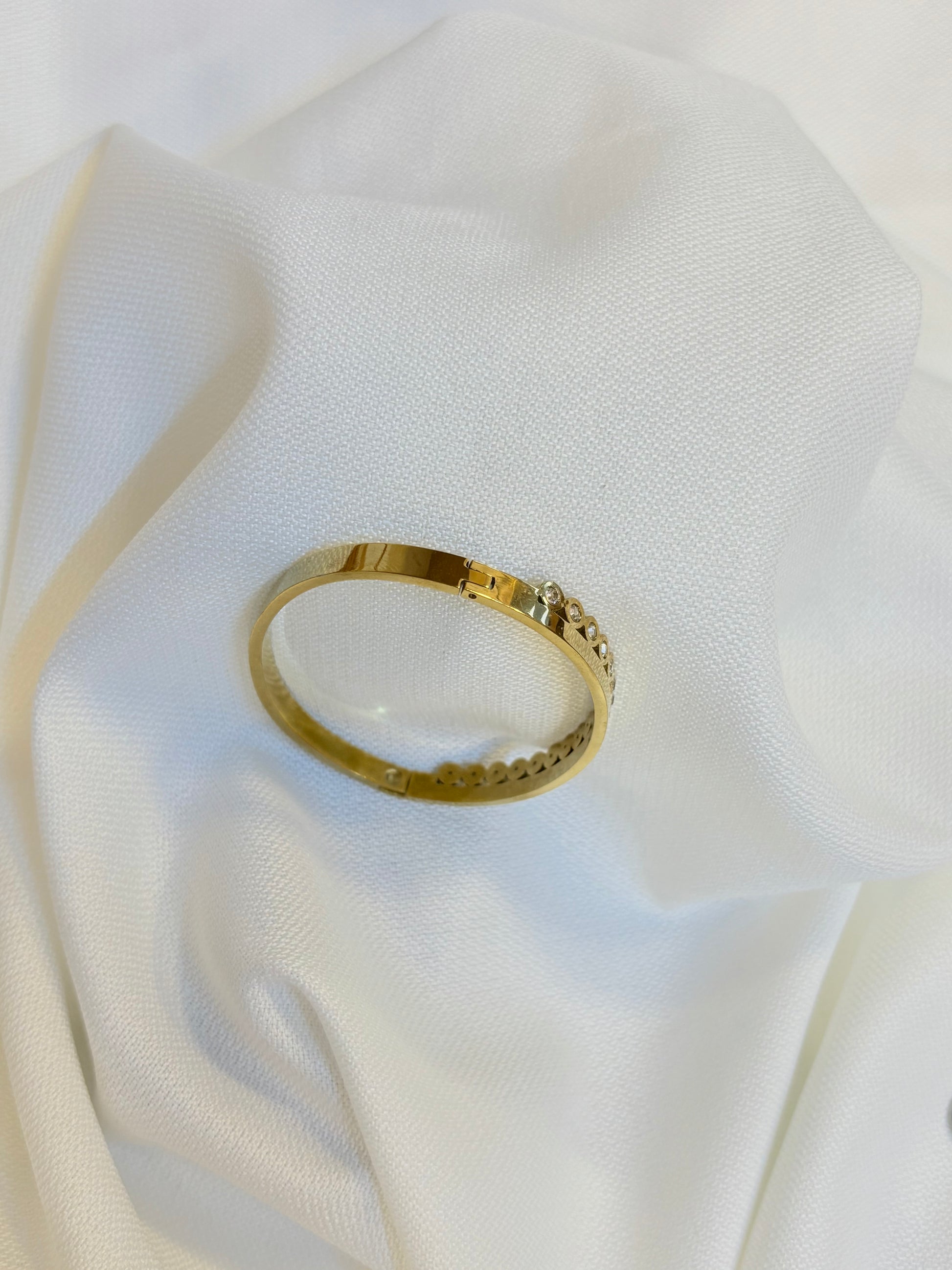 Stainless steel Gold cuff