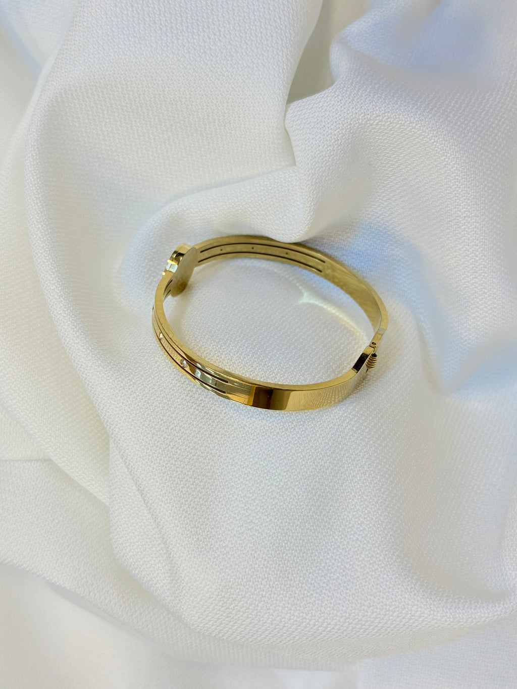 Stainless steel Gold cuff
