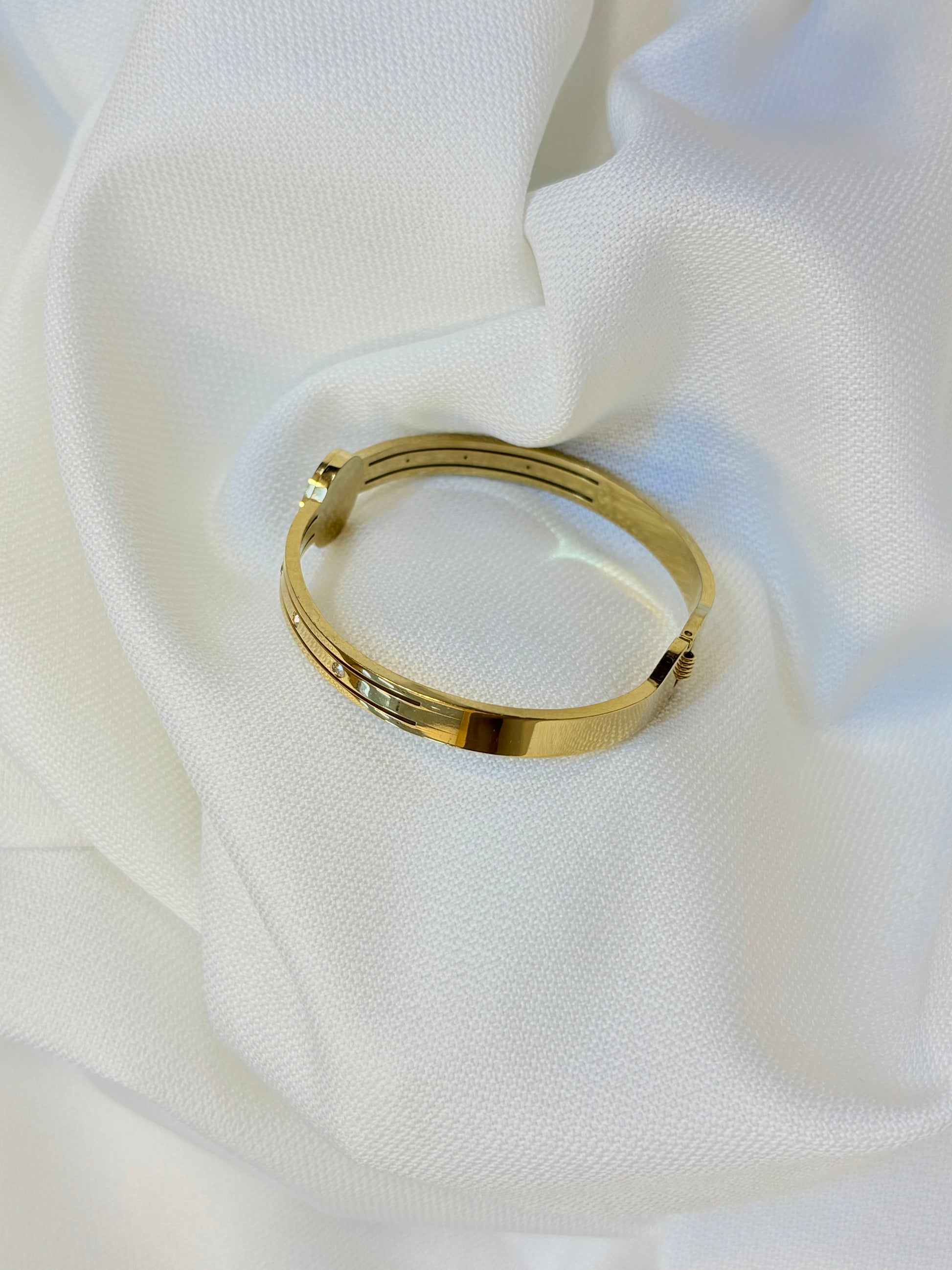 Stainless steel Gold cuff