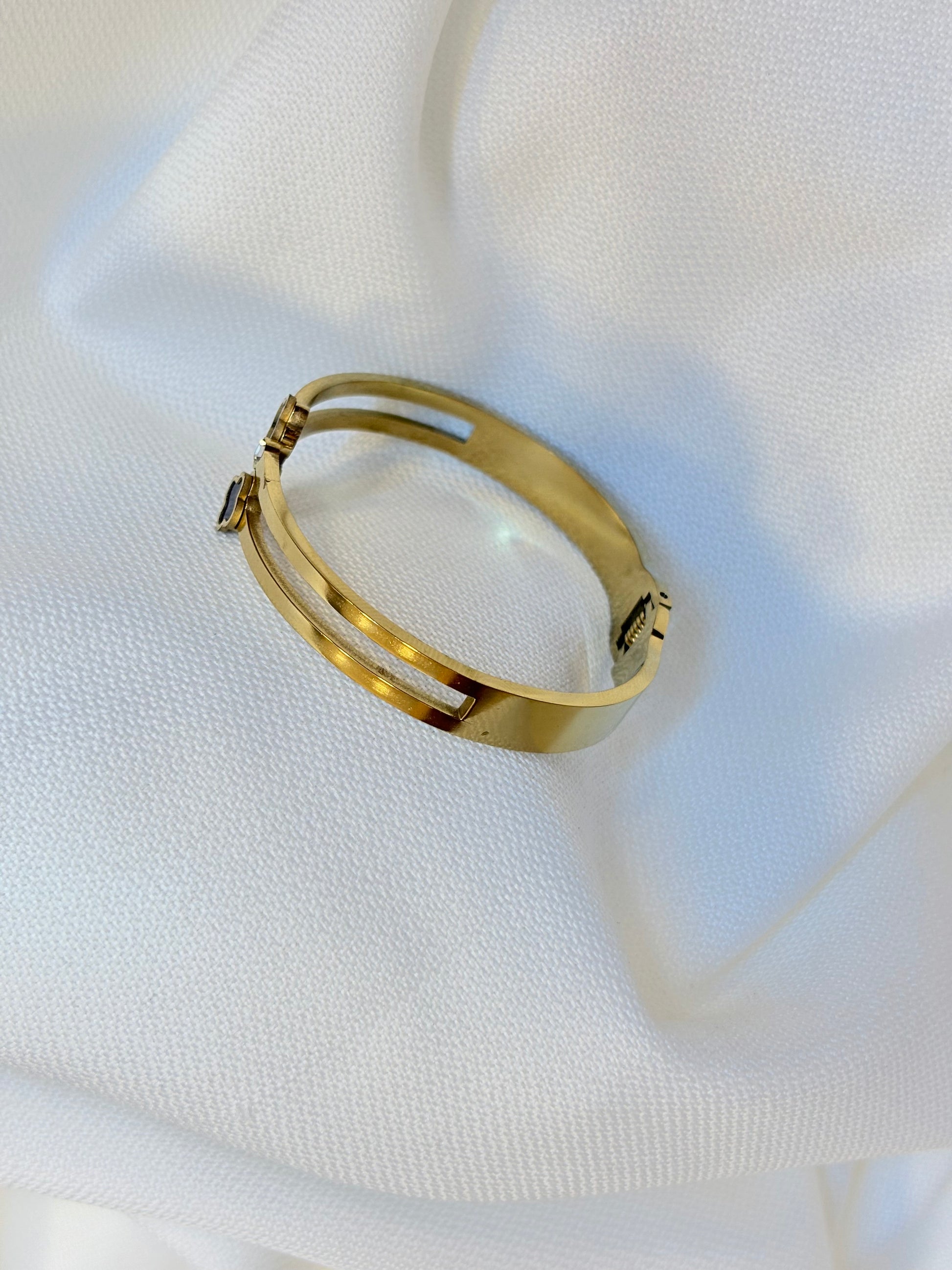 Stainless steel Gold cuff